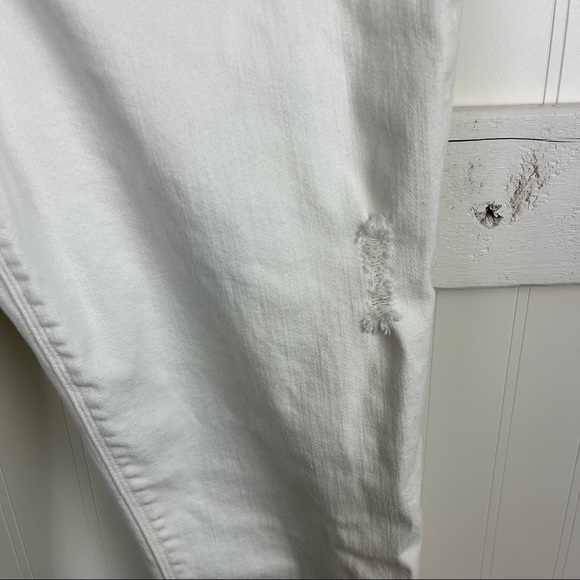 SPANX Distressed Skinny Jeans in White - Picture 7 of 7